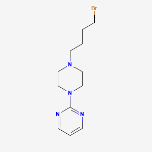 Chemical structure of 2-(4-(4-Bromobutyl)Piperazin-1-Yl)Pyrimidine