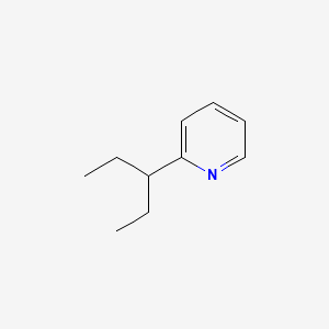Chemical structure of 2-(3-Pentyl)pyridine