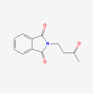 Chemical structure of 2-(3-Oxobutyl)isoindoline-1,3-dione