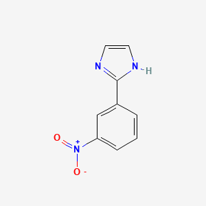 Chemical structure of 2-(3-Nitrophenyl)imidazole