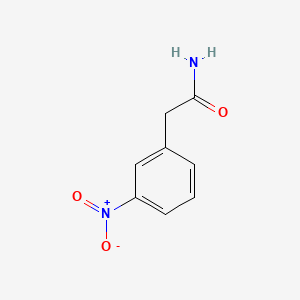 Chemical structure of 2-(3-Nitrophenyl)acetamide