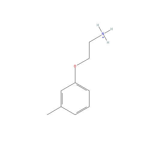 Chemical structure of 2-(3-Methylphenoxy)ethylamine