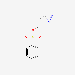 Chemical structure of 2-(3-Methyl-3H-diazirin-3-yl)ethyl 4-methylbenzenesulfonate