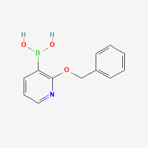 Chemical structure of 2-(3-Methoxyphenyl)pyridine-4-boronic acid