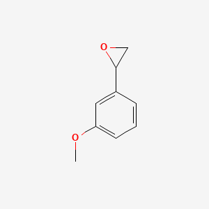 Chemical structure of 2-(3-Methoxyphenyl)oxirane
