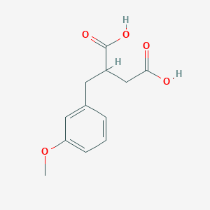 Chemical structure of 2-(3-methoxybenzyl)succinic acid