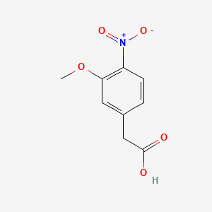 Chemical structure of (3-Methoxy-4-nitrophenyl)acetic acid