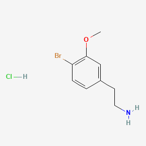 Chemical structure of 2-(3-Methoxy-4-broMophenyl)-ethylaMine HCl