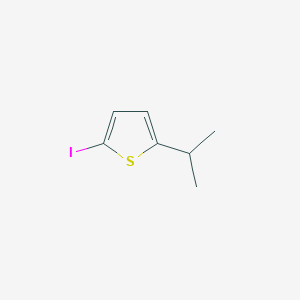 Chemical structure of 2-(3-Iodopropyl)thiophene