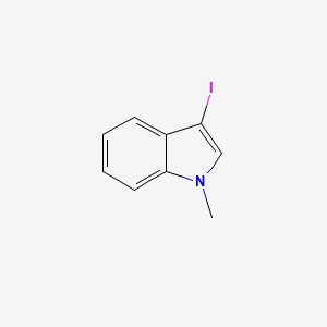 Chemical structure of 3-Iodo-2-methylphenylacetonitrile