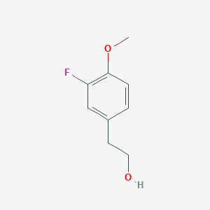 Chemical structure of 2-(3-Fluoro-4-methoxyphenyl)ethanol