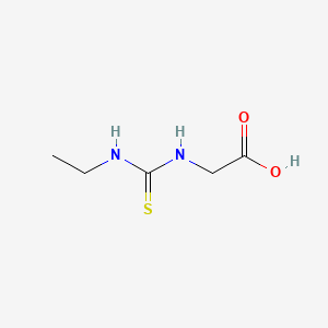 Chemical structure of 2-(3-Ethylthioureido)acetic acid