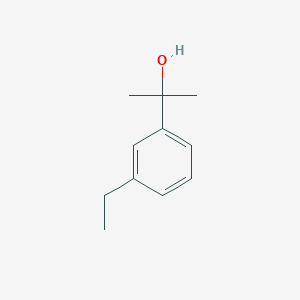 Chemical structure of 2-(3-Ethylphenyl)propan-2-ol