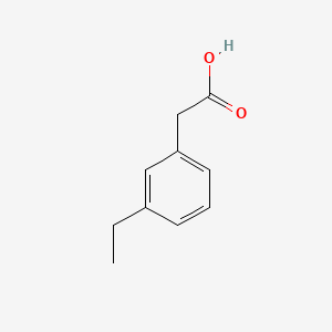 Chemical structure of 2-(3-Ethylphenyl)acetic acid