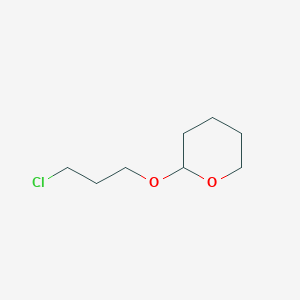 Chemical structure of 2-(3-Chloropropoxy)oxane