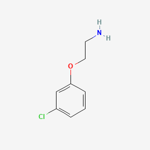 Chemical structure of 2-(3-Chlorophenoxy)ethylamine