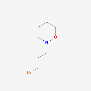 Chemical structure of 2-(3-Bromopropyl)-1,2-oxazinane