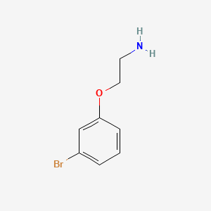 Chemical structure of 2-(3-Bromophenoxy)ethylamine