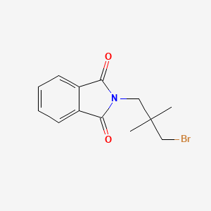Chemical structure of 2-(3-Bromo-2,2-dimethylpropyl)isoindoline-1,3-dione