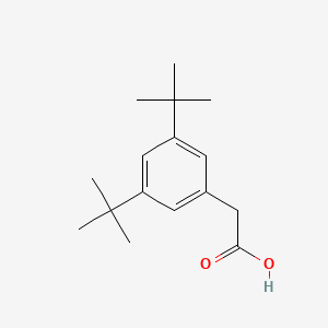 Chemical structure of 2-(3,5-Di-tert-butylphenyl)acetic acid