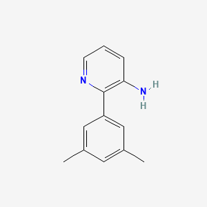 Chemical structure of 2-(3,5-Dimethylphenyl)pyridin-3-amine