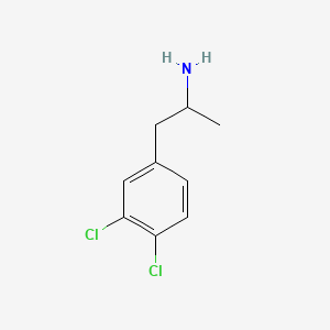Chemical structure of 2-(3,5-Dichlorophenyl)Propan-2-Amine