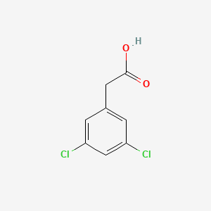 Chemical structure of 2-(3,5-dichlorophenyl)acetic acid