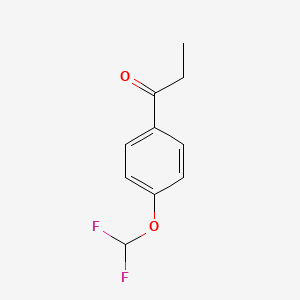 Chemical structure of (3,4-Dimethylphenyl)-difluoroacetic acid