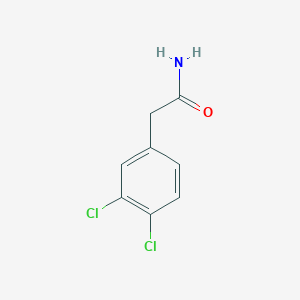 Chemical structure of 2-(3,4-Dichlorophenyl)acetamide