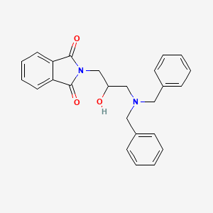 Chemical structure of 2-(3-(Dibenzylamino)-2-Hydroxypropyl)Isoindoline-1,3-Dione