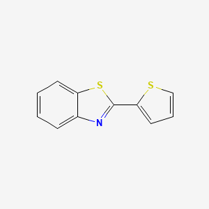 Chemical structure of 2-(2-Thienyl)benzothiazole