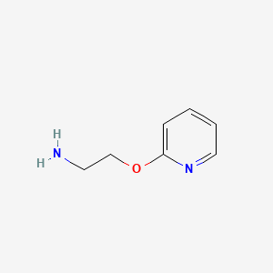 Chemical structure of 2-(2-Pyridyloxy)ethanamine