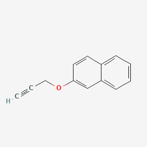 Chemical structure of 2-(2-Propynyloxy)naphthalene