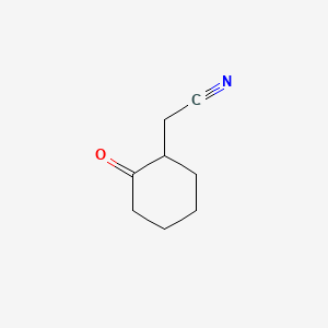 Chemical structure of 2-(2-Oxocyclohexyl)acetonitrile