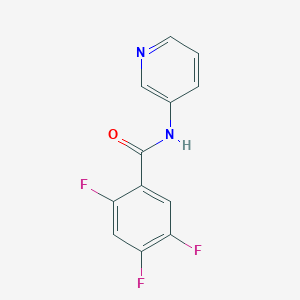 Chemical structure of 2-(2-Oxo-2-(4-(trifluoromethyl)phenyl)ethyl)malononitrile