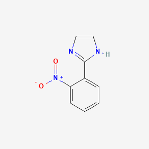 Chemical structure of 2-(2-Nitrophenyl)imidazole