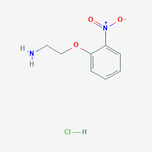 Chemical structure of 2-(2-Nitrophenoxy)ethylamine Hydrochloride