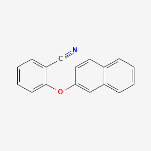Chemical structure of 2-(2-Naphthyloxy)benzonitrile