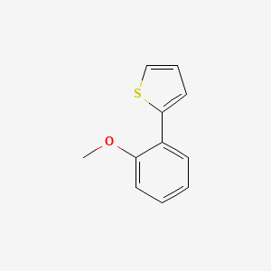 Chemical structure of 2-(2-Methoxyphenyl)thiophene