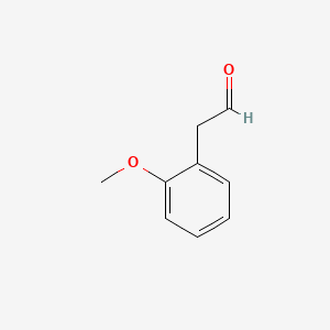 Chemical structure of 2-(2-Methoxyphenyl)acetaldehyde