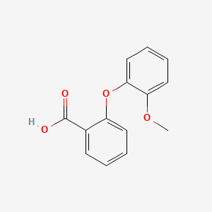 Chemical structure of 2-(2-Methoxyphenoxy)benzoic acid