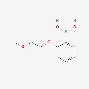 Chemical structure of 2-(2-Methoxyethoxy)phenylboronic acid