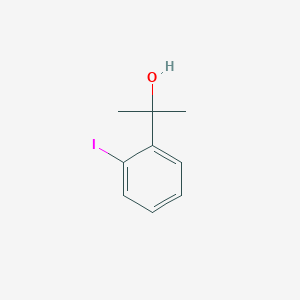 Chemical structure of 2-(2-Iodophenyl)propan-2-ol
