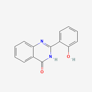 Chemical structure of 2-(2-Hydroxyphenyl)quinazolin-4(3H)-one