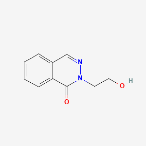 Chemical structure of 2-(2-Hydroxyethyl)phthalazin-1(2H)-one