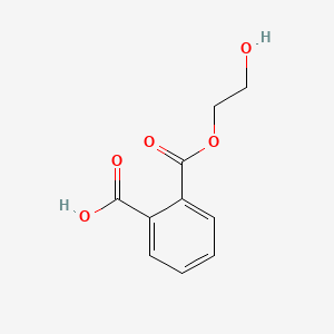Chemical structure of 2-Hydroxyethyl hydrogen phthalate