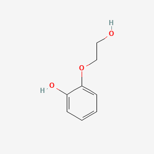 Chemical structure of 2-(2-Hydroxyethoxy)phenol