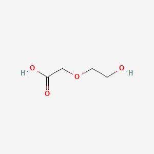 Chemical structure of (2-Hydroxyethoxy)acetic acid