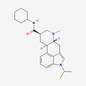 Chemical structure of 2-(2H-benzotriazo-2-yl)-6-dodecyl-4-methyl-Phennol