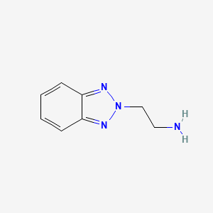 Chemical structure of 2-(2H-Benzo[d][1,2,3]triazol-2-yl)ethanamine